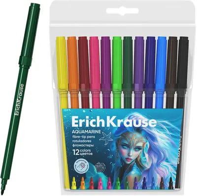 Carioci Erich Krause Aquamarine - 12 culori