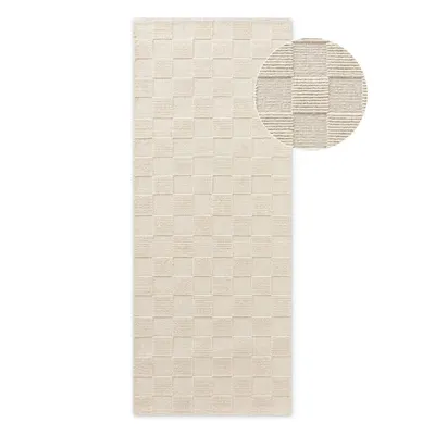 Covor tip traversă crem țesut manual din lână 80x200 cm Scala – Villeroy&Boch
