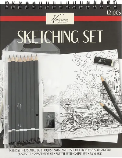 Set pentru schițare Nassau - 12 piese