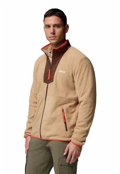 Bluza de trening din material fleece pentru drumetii Sequoia Grove - Maro nisip