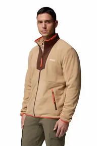 Bluza de trening din material fleece pentru drumetii Sequoia Grove - Maro nisip