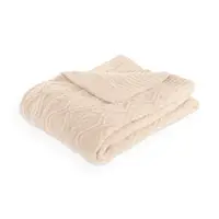 Pătură fildeș din micropluș/cocolino 130x170 cm Aspen – Tiseco Home Studio