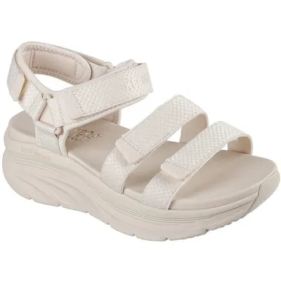 Sandale femei Skechers D'lux Walker - Going, Alb