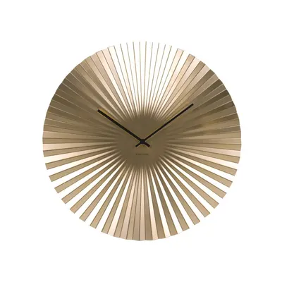 Ceas de perete Karlsson Sensu, Ø 50 cm, auriu
