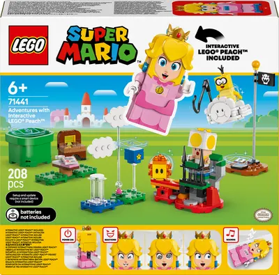 Constructor LEGO Super Mario - Aventuri cu prințesa Peach (71441)