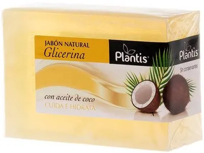 Plantis Săpun natural cu glicerină și ulei de cocos, 100 g, Artesania Agricola