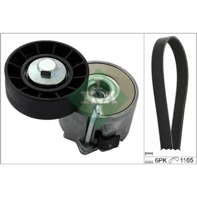 Set curea transmisie cu caneluri INA 529 0267 10