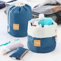 Geantă cosmetică, InnovaGoods, Innova, albastru cu alb, poliester