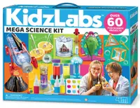 Set științific STEM 4M Kidzlabs - Laborator științific mare, peste 60 de experimente