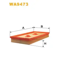 Filtru aer WIX FILTERS WA9473