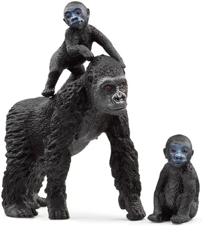 Set de figurine Schleich Wild Life - Familia de gorile