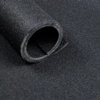Rolă de pardoseală sportivă de 10 m² - Grosime 10 mm - Aspect asfalt negru