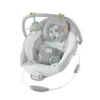 Balansoar electric bebelusi, Ingenuity, Morrison, 8 melodii, Vibratii, Pernuta pentru cap detasabila, Bara cu jucarii , Centura siguranta 3 puncte, 0-6 luni, Pana la 9 kg, Multicolor