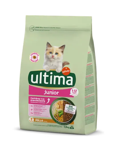 Hrana uscata pisici, Ultima Cat, Junior Pui, 1.5 kg