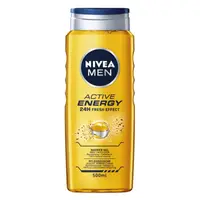 Gel de Dus Nivea Men Active Energy, cu Cafeina, 500 ml