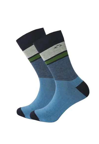Sosete lungi bumbac barbati -SBGW26(26.4) - - Multicolor