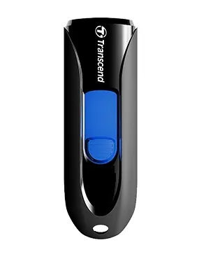 Memorie flash Transcend - Jetflash 790, 64GB, USB 3.1, negru