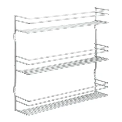 Organizator pentru mirodenii de montat pe perete din oțel – Metaltex