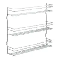 Organizator pentru mirodenii de montat pe perete din oțel – Metaltex