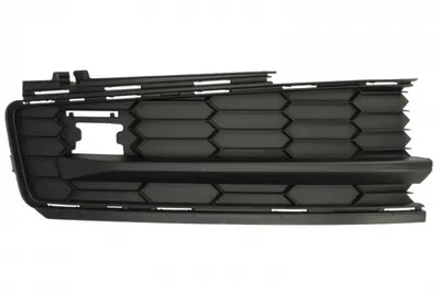 Element bara fata stanga (cu orificii senzori parcare, plastic, negru) potrivit SKODA KODIAQ 03.17-12.18