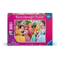 Ravensburger - Puzzle viata de basm a printeselor Disney 100 piese XXL
