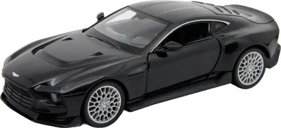Mașină metalică Welly - Aston Martin Valour, negru, 1:24