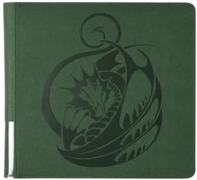 Mapă de stocare cărți de joc Dragon Shield Zipster - Forest Green (XL)