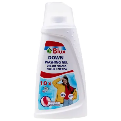 Gel curatare articole umplute cu puf si pene, Blux | 1L