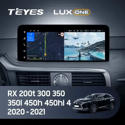 Navigatie Auto Teyes Lux One 360° Lexus RX 2020-2021 6+128GB 12.3" IPS Octa-core 2Ghz, Android 4G Bluetooth 5.1 DSP
