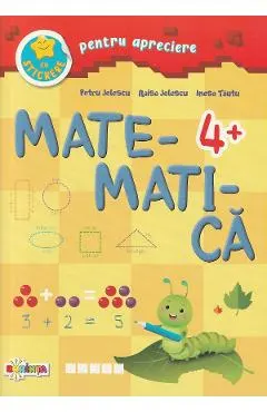 Matematica cu stickere pentru apreciere 4 ani+