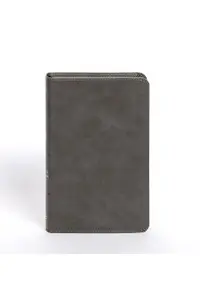 NASB Personal Size Bible, Charcoal Leathertouch -