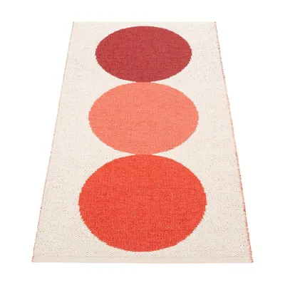 Covor pentru exterior și interior roșu/crem 70x140 cm Otto Berry – Pappelina