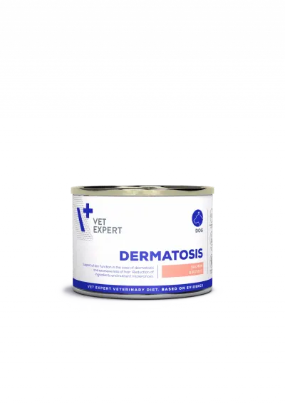 Conserva dietetica pentru caini Vetexpert 4T Dermatosis Salmon 200 gr