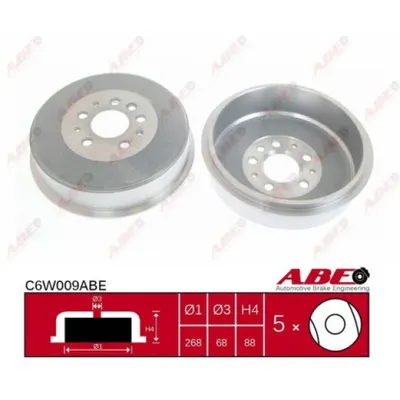 Tambur frana ABE C6W009ABE