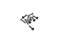 Set 10 suruburi carene, 5x20mm, culoare argintii