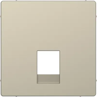 Placa centrala, Merten System M, pentru RJ11 si RJ12 Sahara