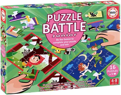 Duel puzzle Educa din 16 x 9 piese - Basme