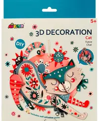Set creativ Avenir - Fă-ți singur 3D decorațiune, Pisică