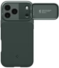 Husă Spigen - Optik Armor iPhone 17 Pro Max, MagSafe, Abyss Green