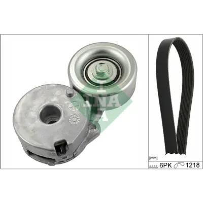Set curea transmisie cu caneluri INA 529 0225 10