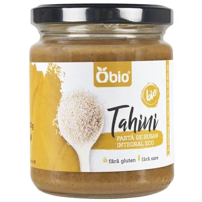 Tahini pasta din susan integral bio 250g Obio
