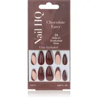 Nail HQ Almond unghii artificiale Chocolate Envy 24 buc