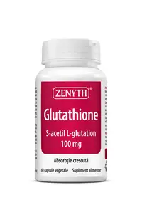 Glutathione 100mg, 60 capsule vegetale, Zenyth