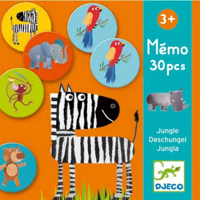 Joc de memorie Djeco - Jungla