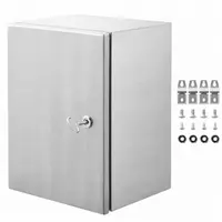 Cutie electrica metalica inox 50 x 40 x 20 cm IP66 contrapanta si incuietoare