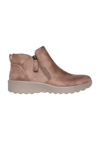Ghete de piele ecologica Fall in Bloom - Maro inchis