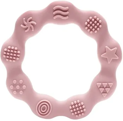 Mestecător de silicon Lorelli Premium - Inel, Deep Pink