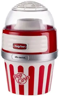 Mașină de făcut popcorn Ariete – Party Time 2957, 1100 W, roșie