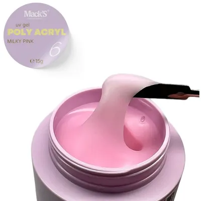 Poly Acryl Milky Pink Macks 15gr - PA-INP-15