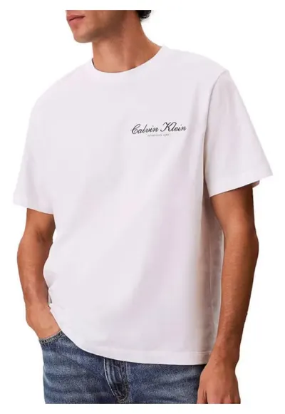 Tricou barbati 20S MARCH GRAPHIC SEASONAL FASHI - Bumbac - Alb - Alb